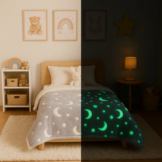 Moon & Stars Luminous Blanket